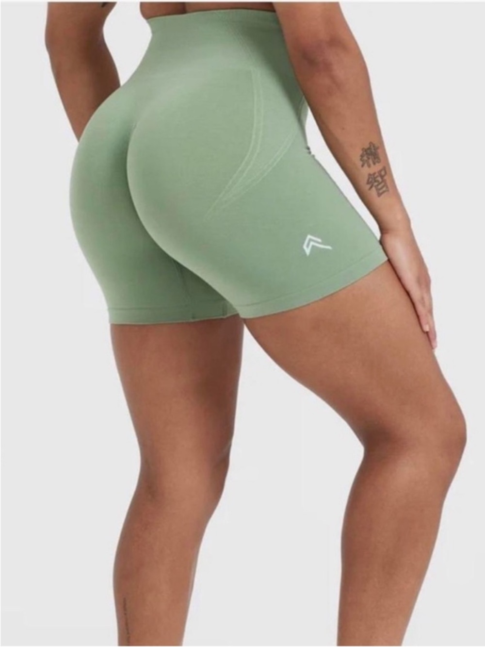 Oner Active High-Waist Bike Shorts in Sage Green
